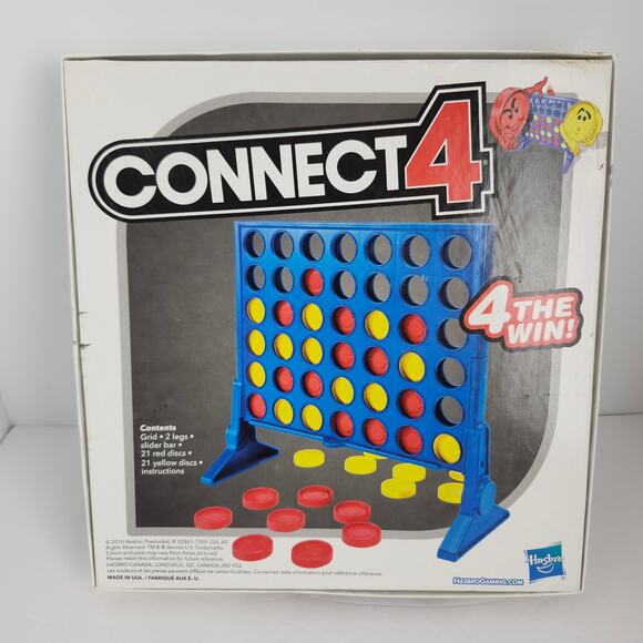 Hasbro Gaming Connect 4 Board Game A5640 Game Night 2016 Age 6+ Pre-Owned - Picture 2 of 13